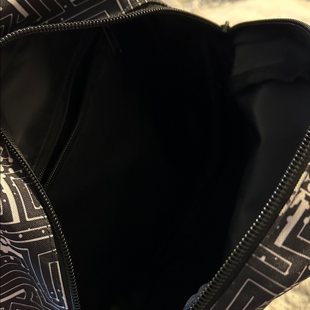 Dickies Black And White Patterned Backpack With G… - image 3